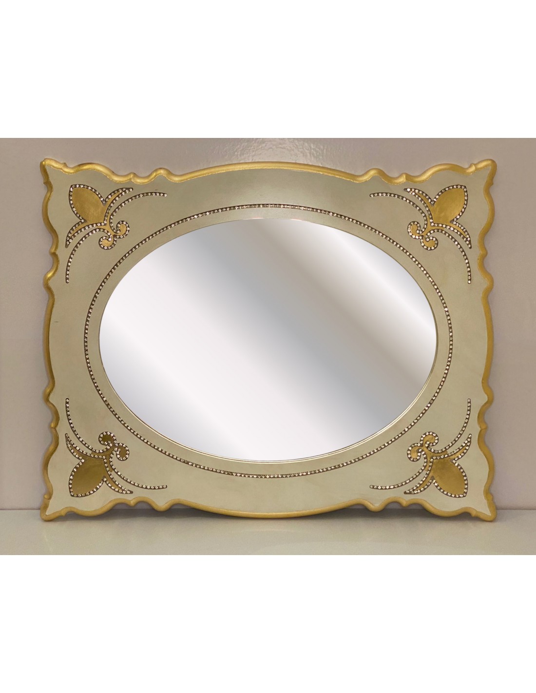 Specchio Ovale Sagomato